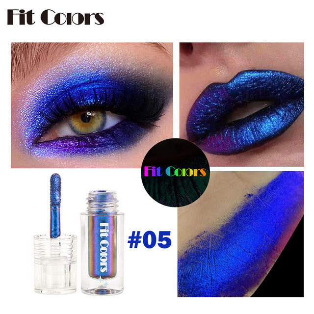 Aurora Multi-Chrome Liquid Eyeshadow — Color-Shifting Pigment (2.5ml) - VaultDigital