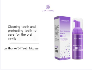 Lanthome V34 Teeth Whitening Mousse for Oral Care - VaultDigital