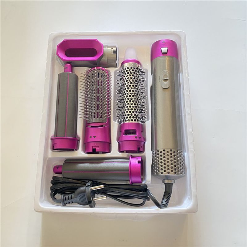 5-in-1 Automatic Hot Air Comb for Curling & Straightening - VaultDigital