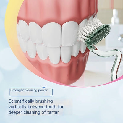 MLK S-Shape Soft Bristle Toothbrush for Adults - VaultDigital