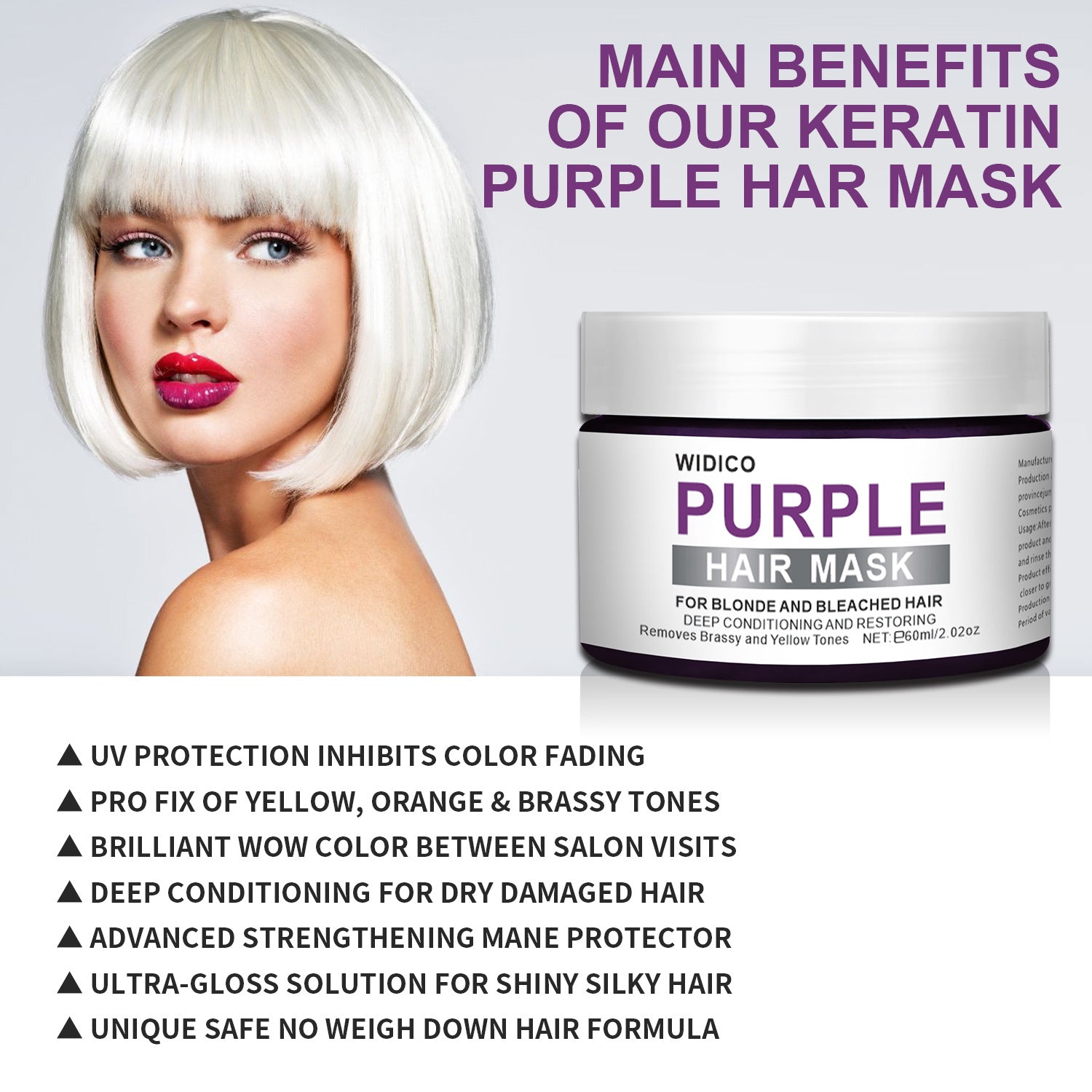 Purple Toning Hair Care Set – Anti-Brass Shampoo & Mask - VaultDigital