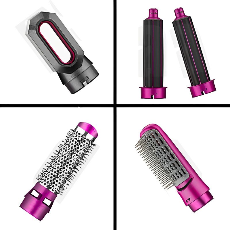 5-in-1 Automatic Hot Air Comb for Curling & Straightening - VaultDigital