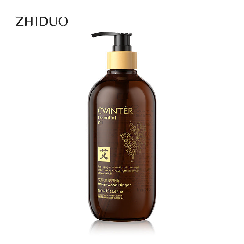 Ginger & Mugwort Body Massage Oil – Warming 500 ml - VaultDigital
