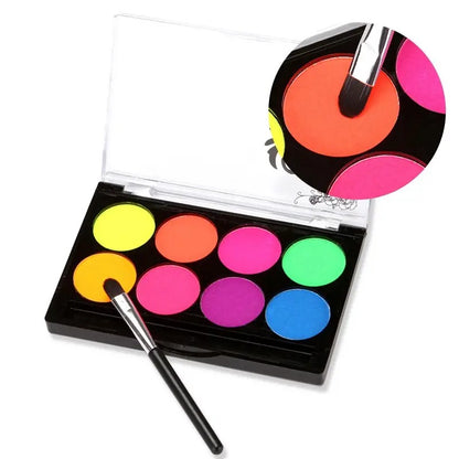 Fluorescent Water-soluble Body Paint Pigments (8/15 Colors) - VaultDigital