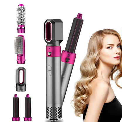 5-in-1 Automatic Hot Air Comb for Curling & Straightening - VaultDigital