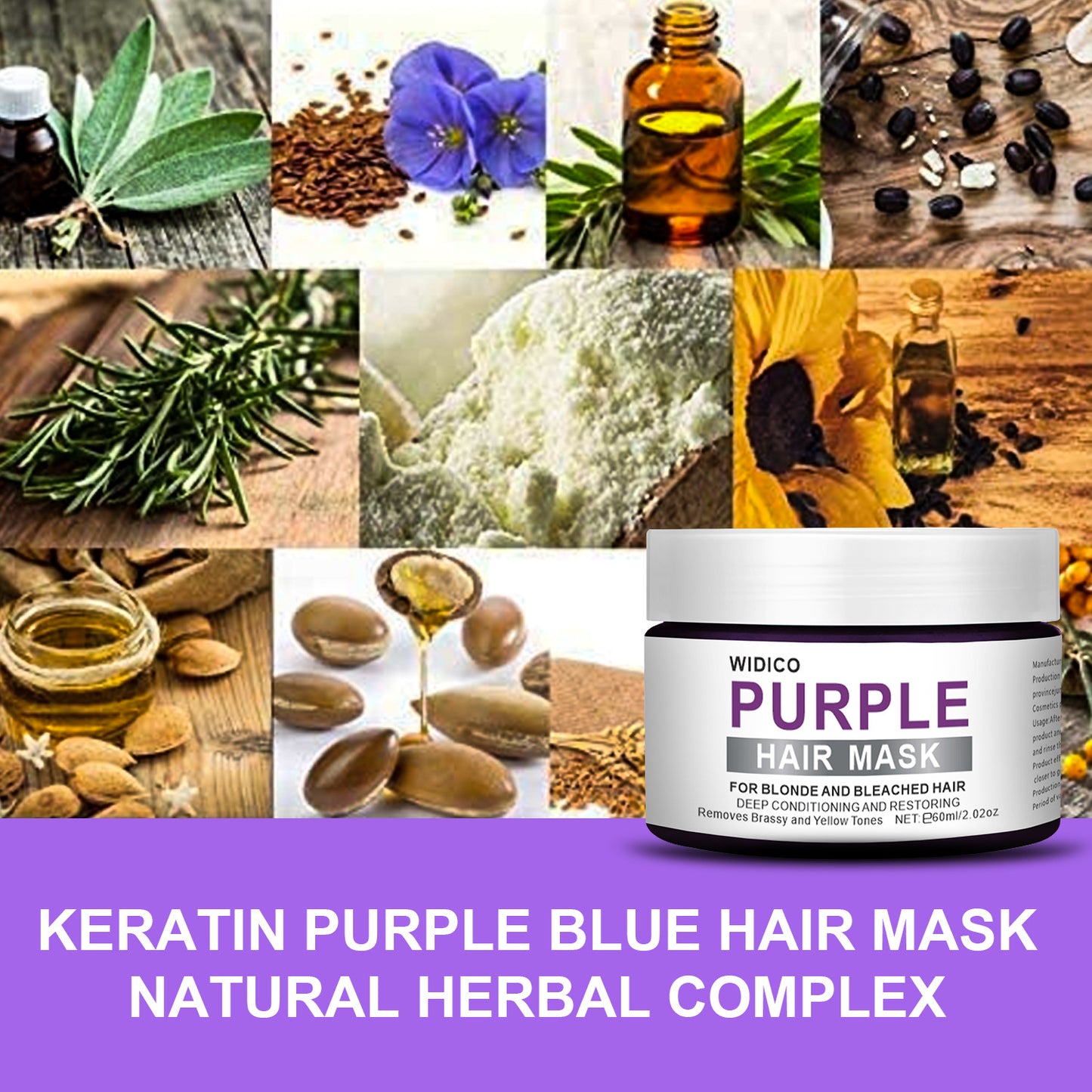 Purple Toning Hair Care Set – Anti-Brass Shampoo & Mask - VaultDigital