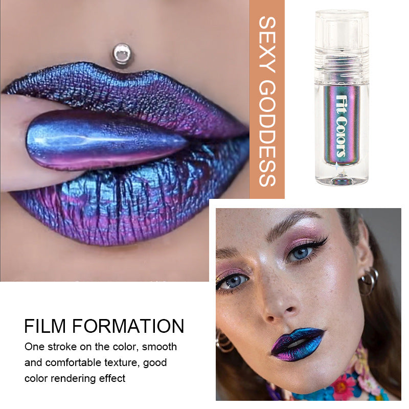 Aurora Multi-Chrome Liquid Eyeshadow — Color-Shifting Pigment (2.5ml) - VaultDigital