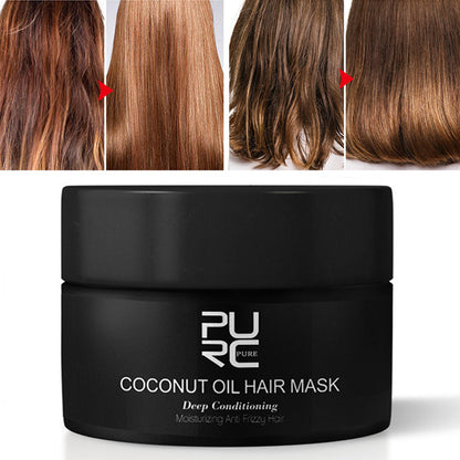 Coconut Repair Hair Mask — Anti-Frizz & Anti-Breakage Deep Conditioner (50ml) - VaultDigital