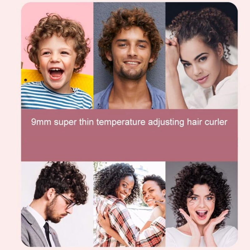 Professional 9mm Curling Iron with LCD Display - VaultDigital