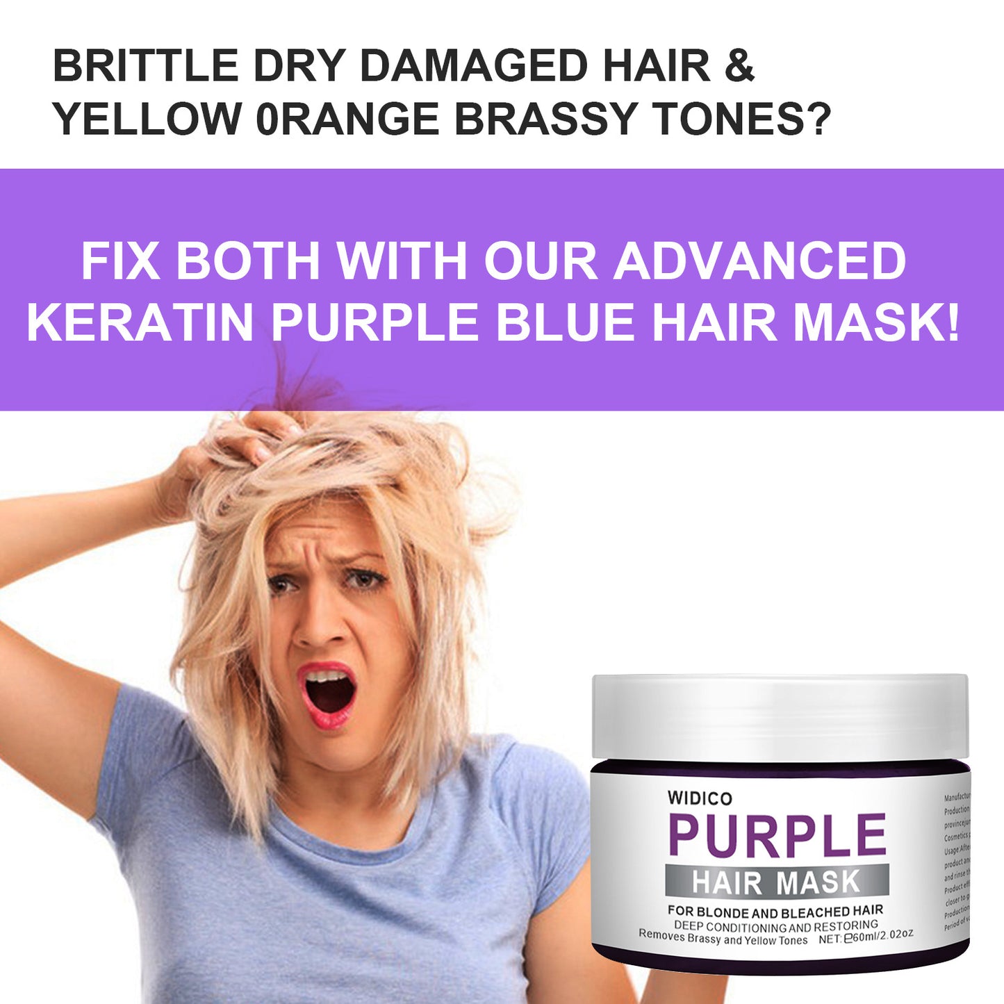 Purple Toning Hair Care Set – Anti-Brass Shampoo & Mask - VaultDigital