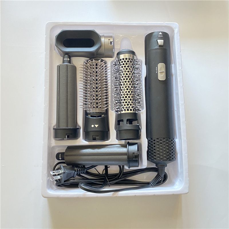 5-in-1 Automatic Hot Air Comb for Curling & Straightening - VaultDigital