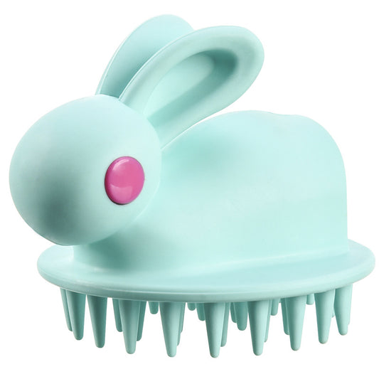 Soft Rubber Shampoo Brush for Kids' Scalp Massage - VaultDigital