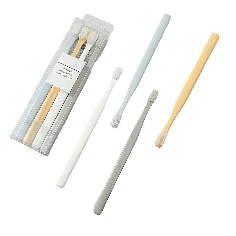Soft Manual Toothbrush Set – Wide Head, Gentle Bristles - VaultDigital