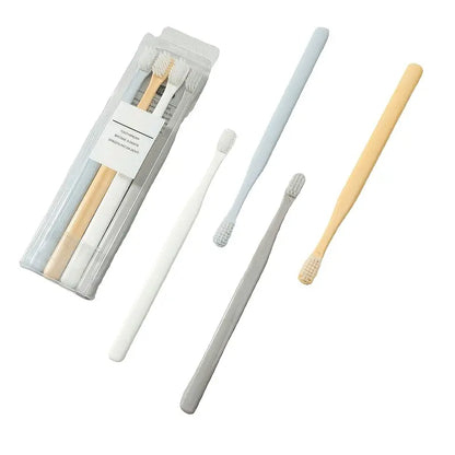 Soft Manual Toothbrush Set – Wide Head, Gentle Bristles - VaultDigital