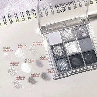 9-Color Warm Neutral Eyeshadow Palette – Matte & Shimmer - VaultDigital