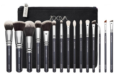 15-Piece Pink Rose Gold Makeup Brush Set - VaultDigital