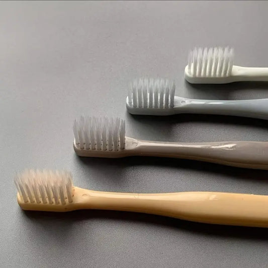 Soft Manual Toothbrush Set – Wide Head, Gentle Bristles - VaultDigital