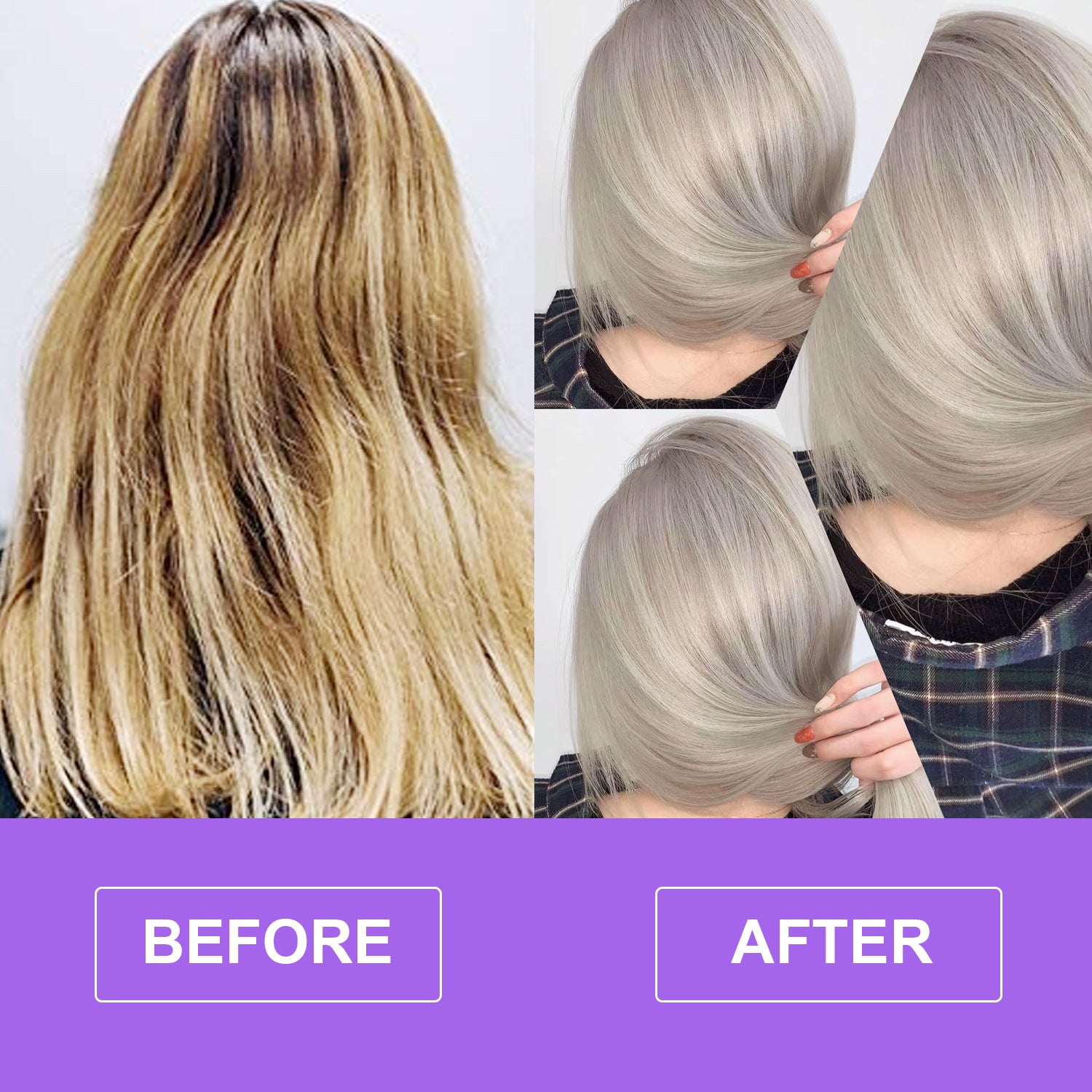Purple Toning Hair Care Set – Anti-Brass Shampoo & Mask - VaultDigital