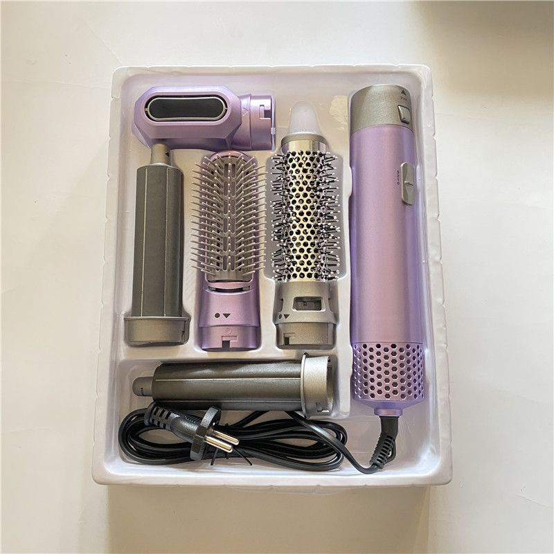 5-in-1 Automatic Hot Air Comb for Curling & Straightening - VaultDigital