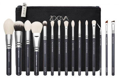 15-Piece Pink Rose Gold Makeup Brush Set - VaultDigital
